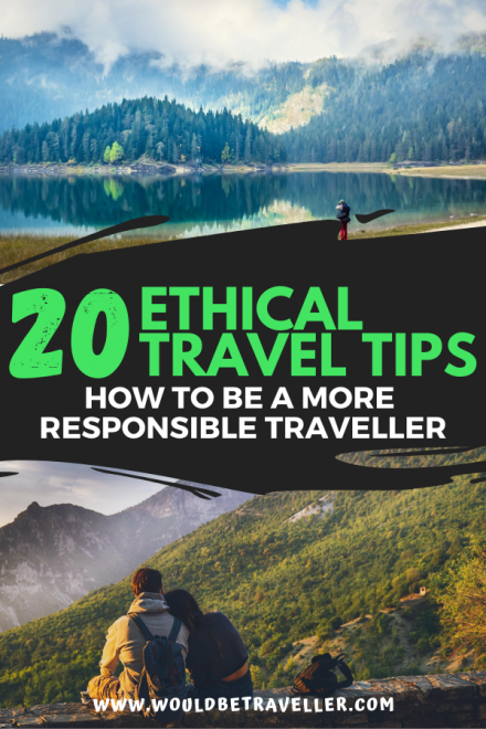 Responsible Travel Tips pin