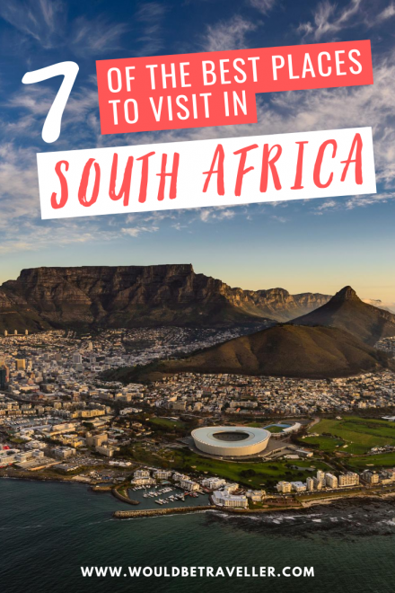 The Best South Africa destinations pin