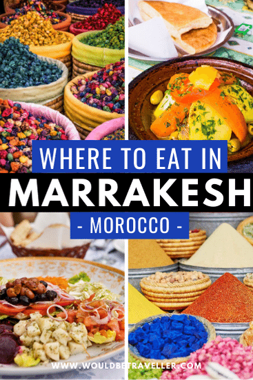 Where to eat in Marrakech pin