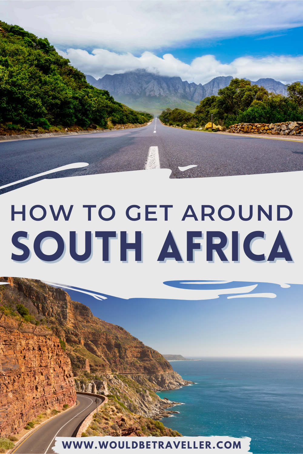 How to travel in South Africa pin