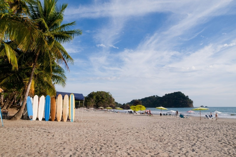Surfing in Manuel Antonio
