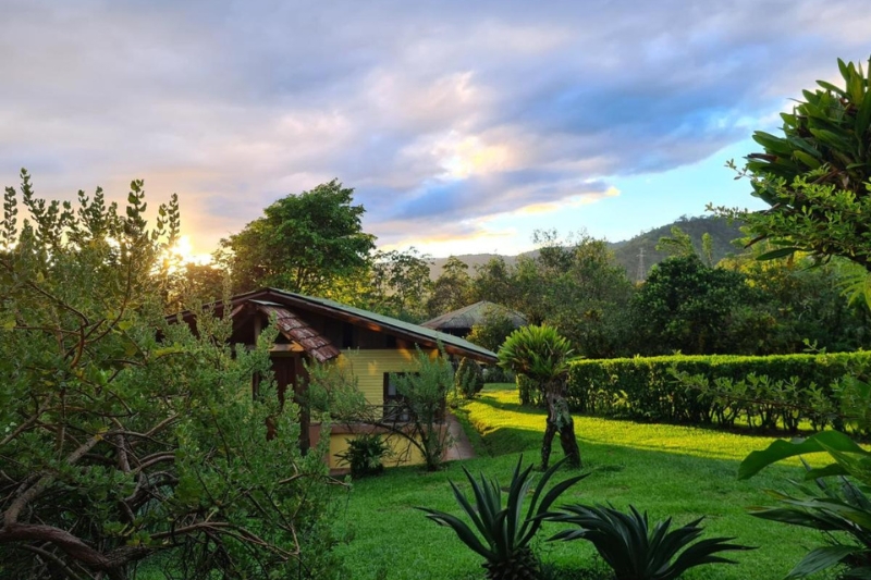 The beautiful eco lodge at Los Gallitos, Costa Rica